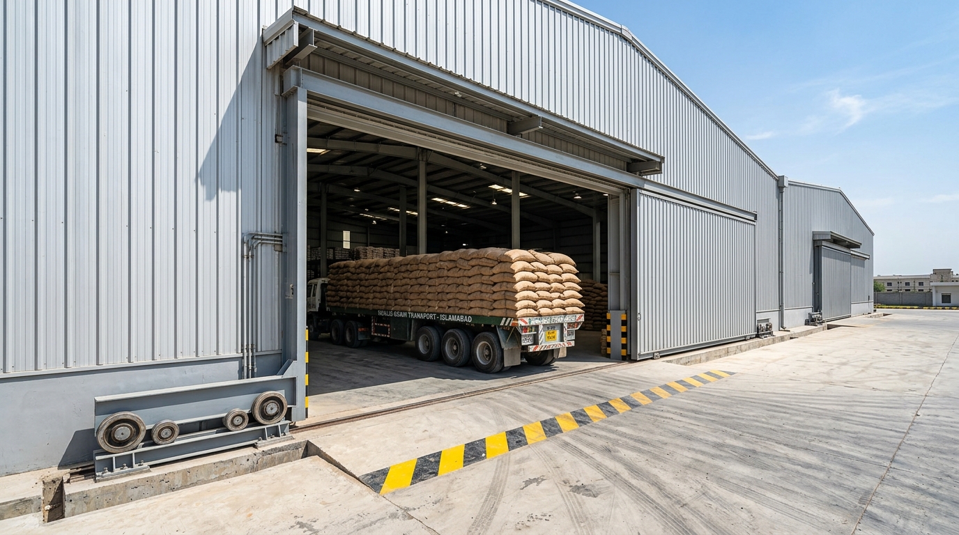 30x20 Mega Industrial Gate with Truck Clearance